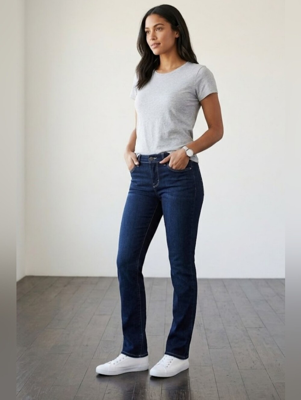 🔥Joe's Jeans Dark Indigo Straight Leg Jeans Sz 28x34